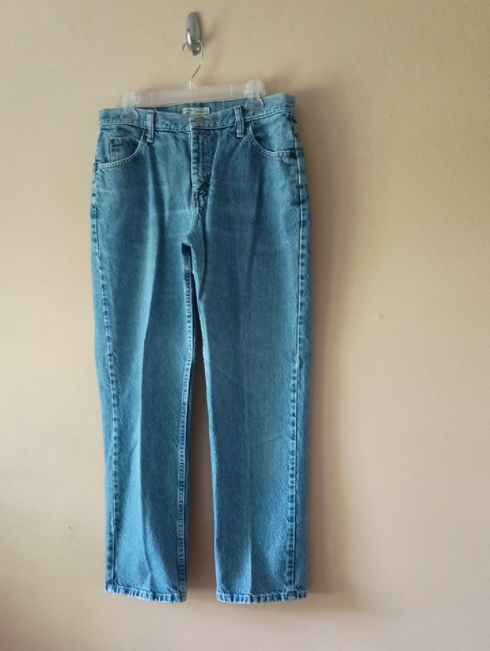 Lee Women's Straight Leg Jeans 100 Percent Cotton, Sz 14 M